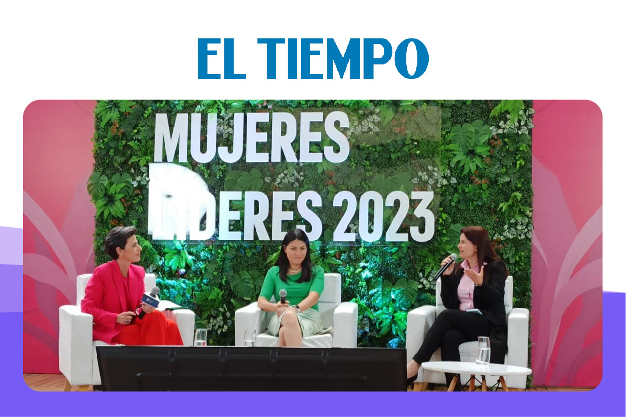 Alexandra Mendoza participó como panelista en el Foro Mujeres Líderes de El Tiempo